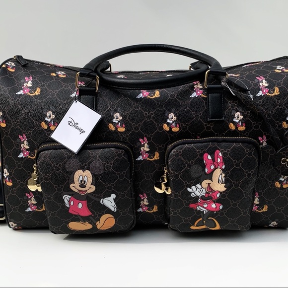 Disney Mickie & Minnie Travel Bag / Weekender - Picture 2 of 12